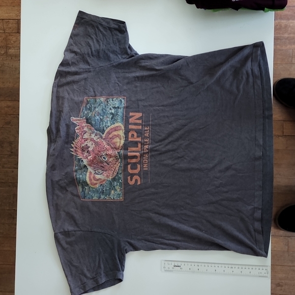 VTG Ballast Point Brewing & Spirits Mens T Shirt - Size XL - Gray with Graphic - Picture 2 of 5